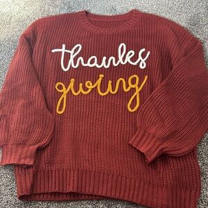Thanksgiving Sweaters- Women Medium